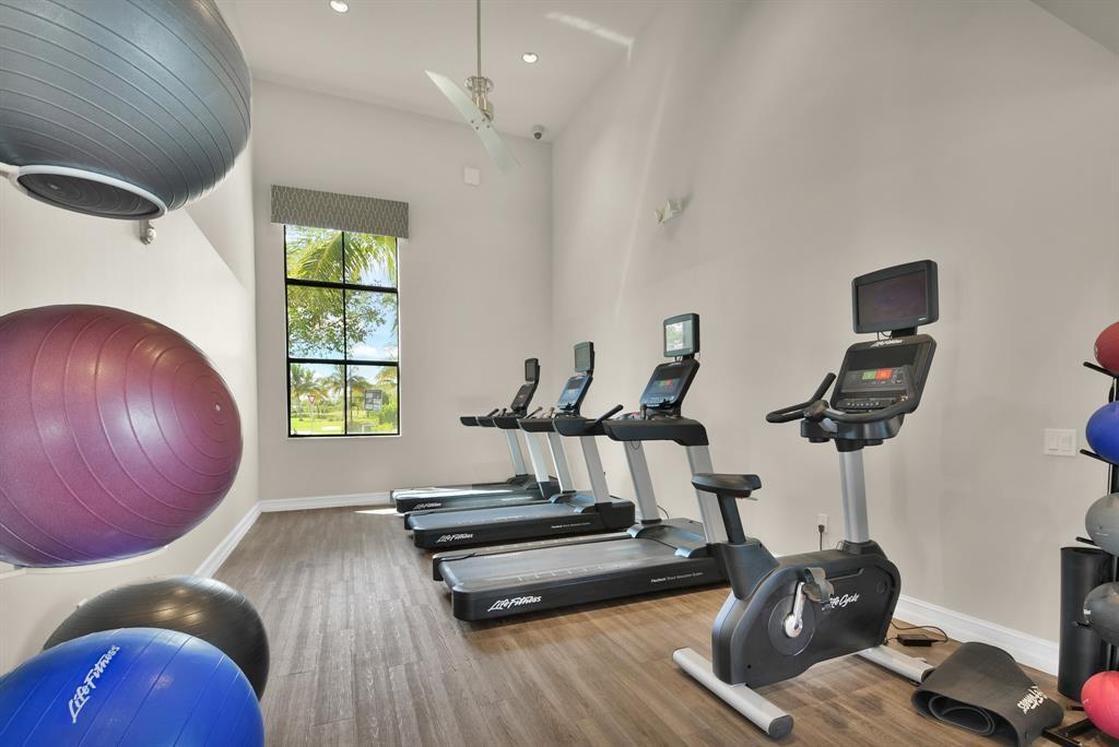 9952 Brickhill Drive Boca Raton, FL 33428 - Photo 23 of 24 a view of workspace with wooden floor