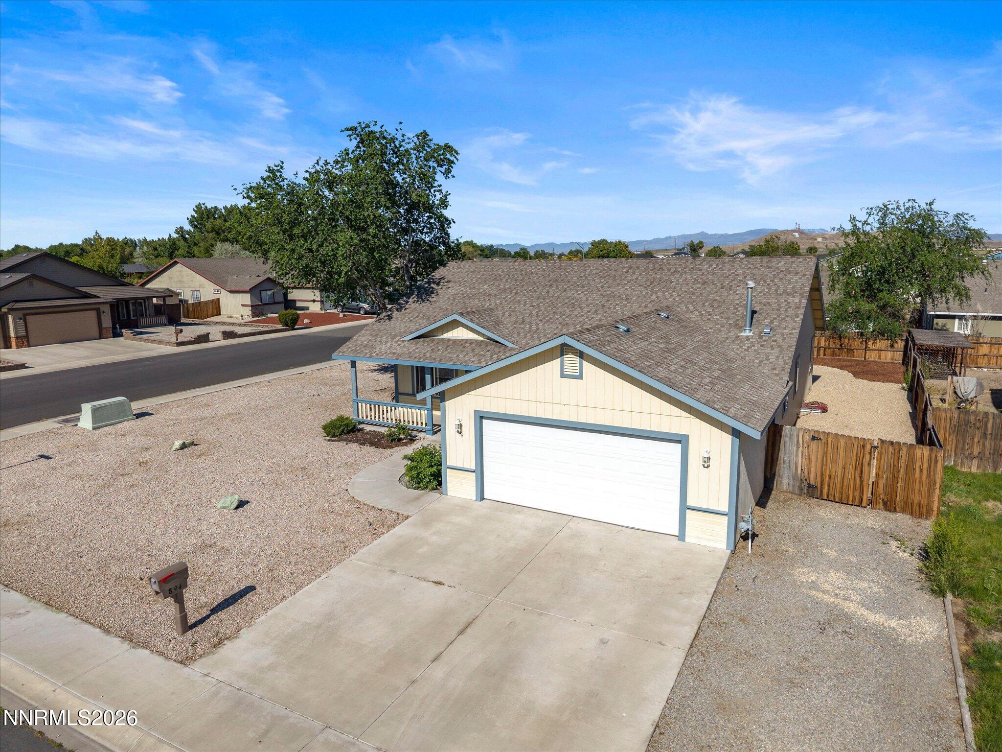 894 Timothy Way Fallon, NV 89406 - Photo 32 of 44 Overhead view of front side yard to back