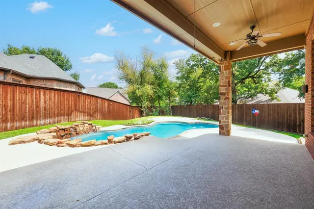 a view of an outdoor space and yard