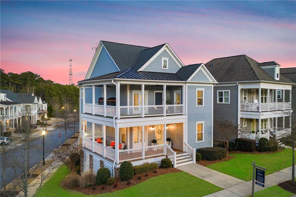 165 Rowan Avenue Alpharetta, GA 30009 - Photo 56 of 84 a front view of a house with a yard