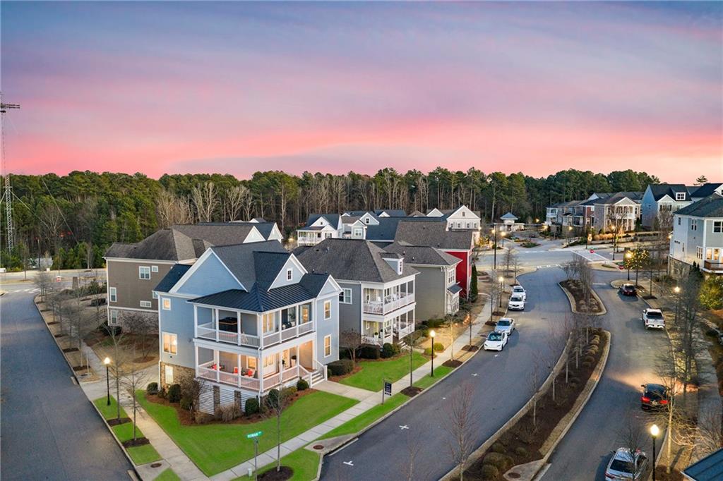 165 Rowan Avenue Alpharetta, GA 30009 - Photo 57 of 84 an aerial view of a house with a big yard