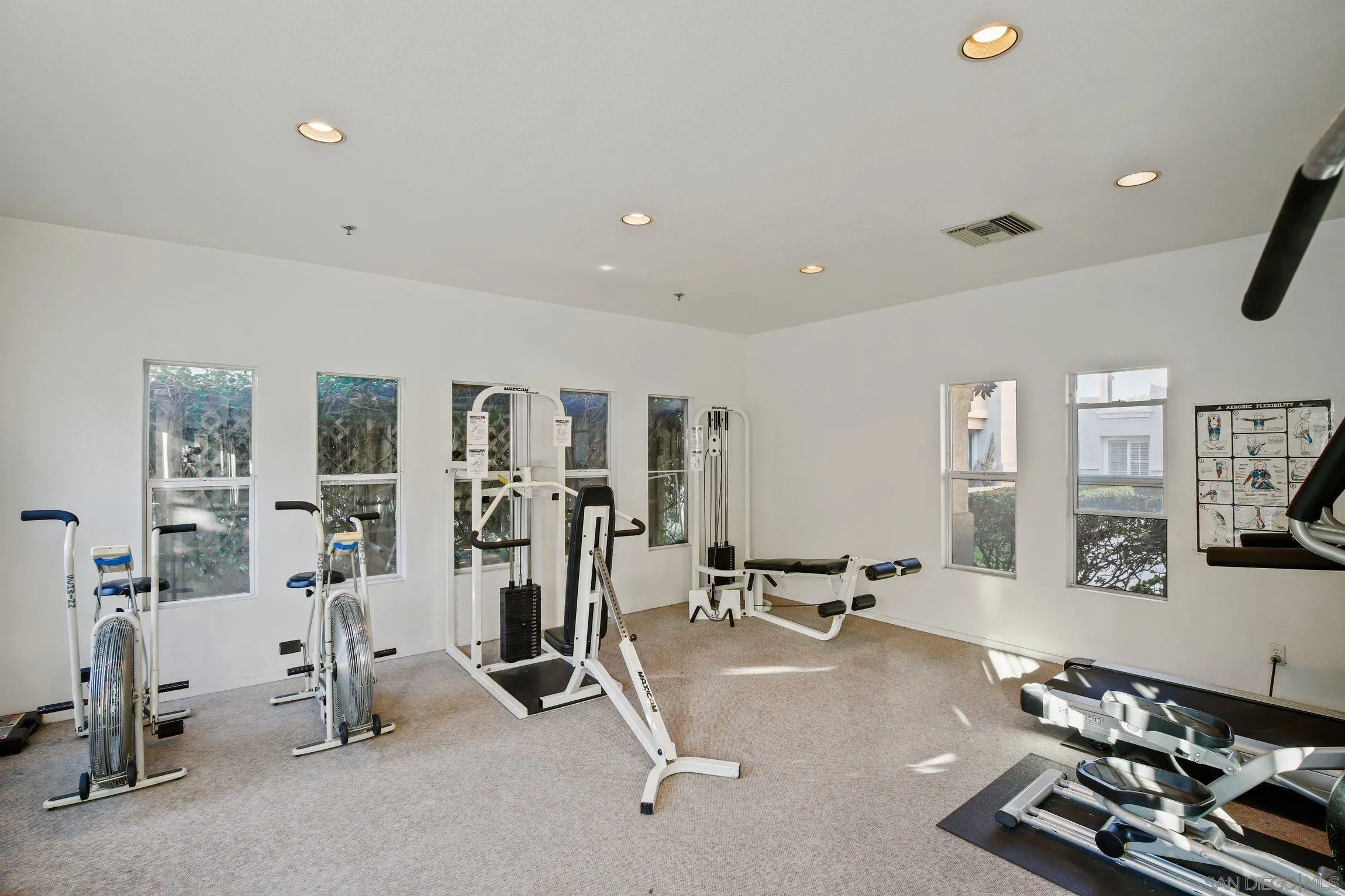 10766 Sabre Hill Drive, Unit 258 San Diego, CA 92128 - Photo 18 of 18 a view of a room with gym equipment