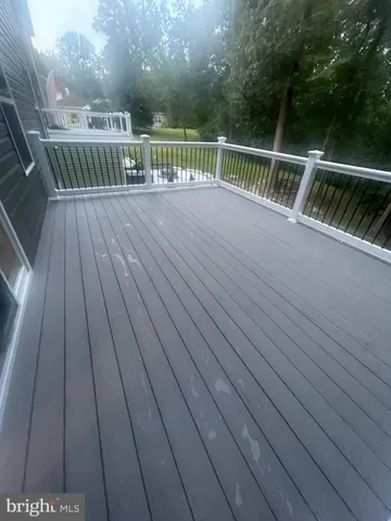 a view of balcony with deck