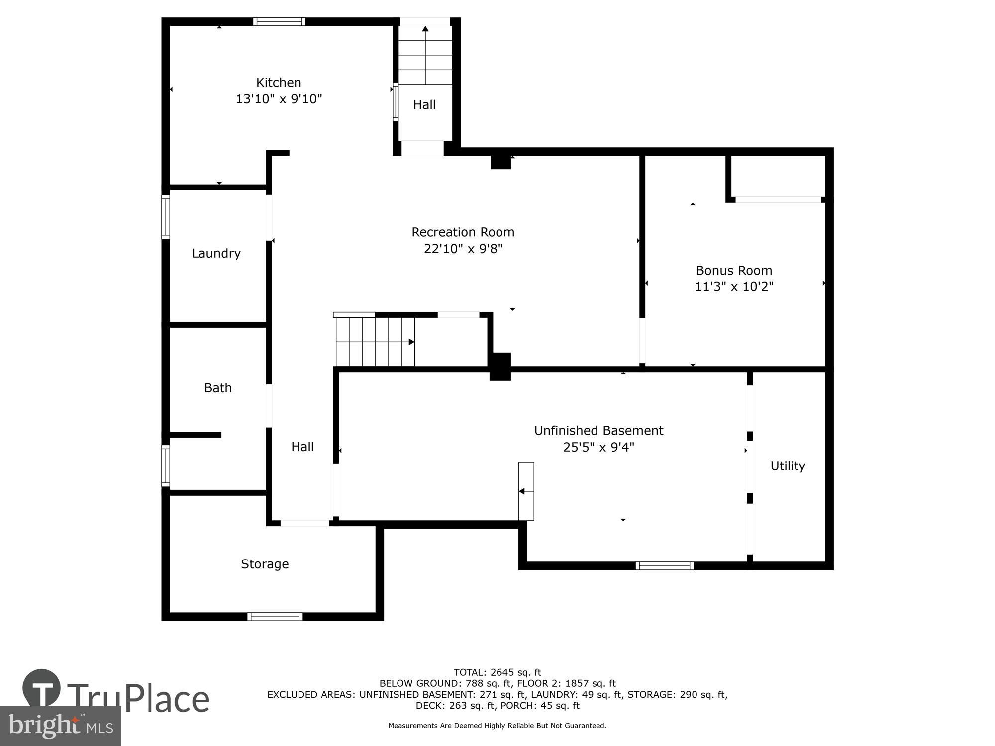 411 Pershing Drive Silver Spring, MD 20910 - Photo 63 of 64 Lower Level (Labels & Measurements)