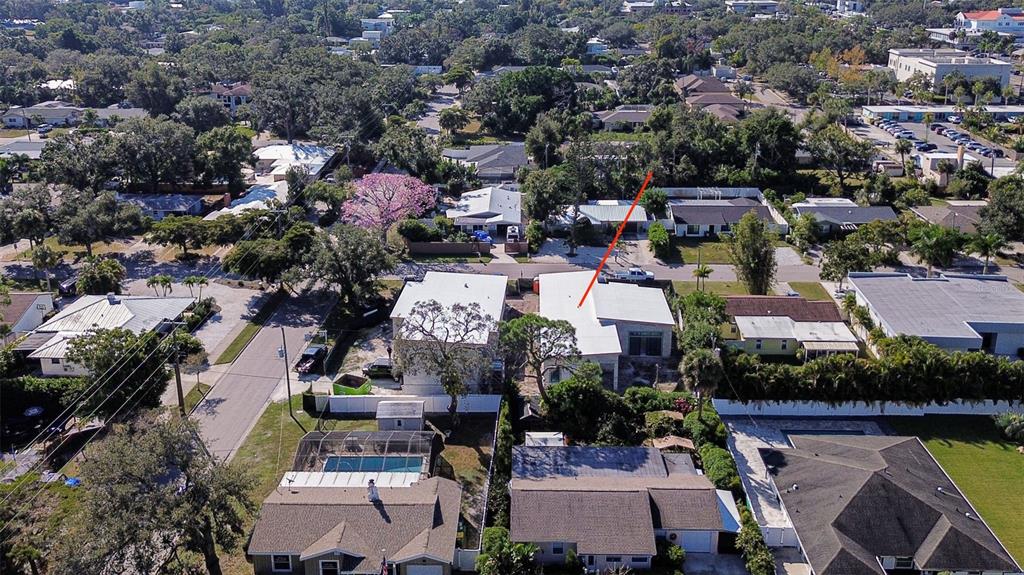 2069 Hibiscus Street Sarasota, FL 34239 - Photo 13 of 21 an aerial view of a houses with yard