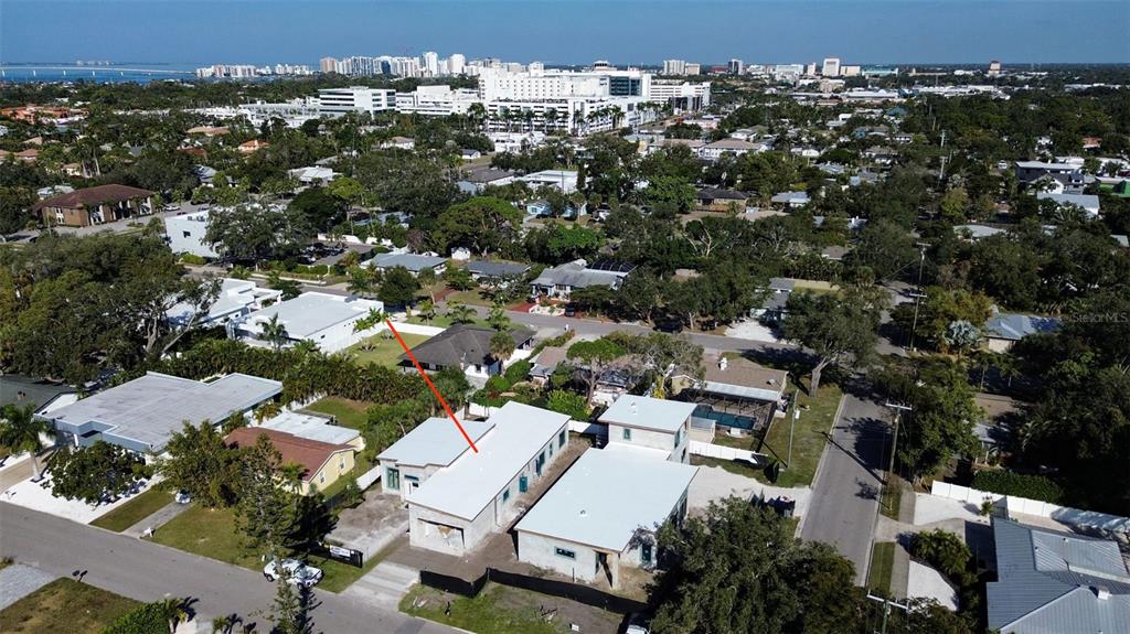 2069 Hibiscus Street Sarasota, FL 34239 - Photo 10 of 21 an aerial view of multiple house