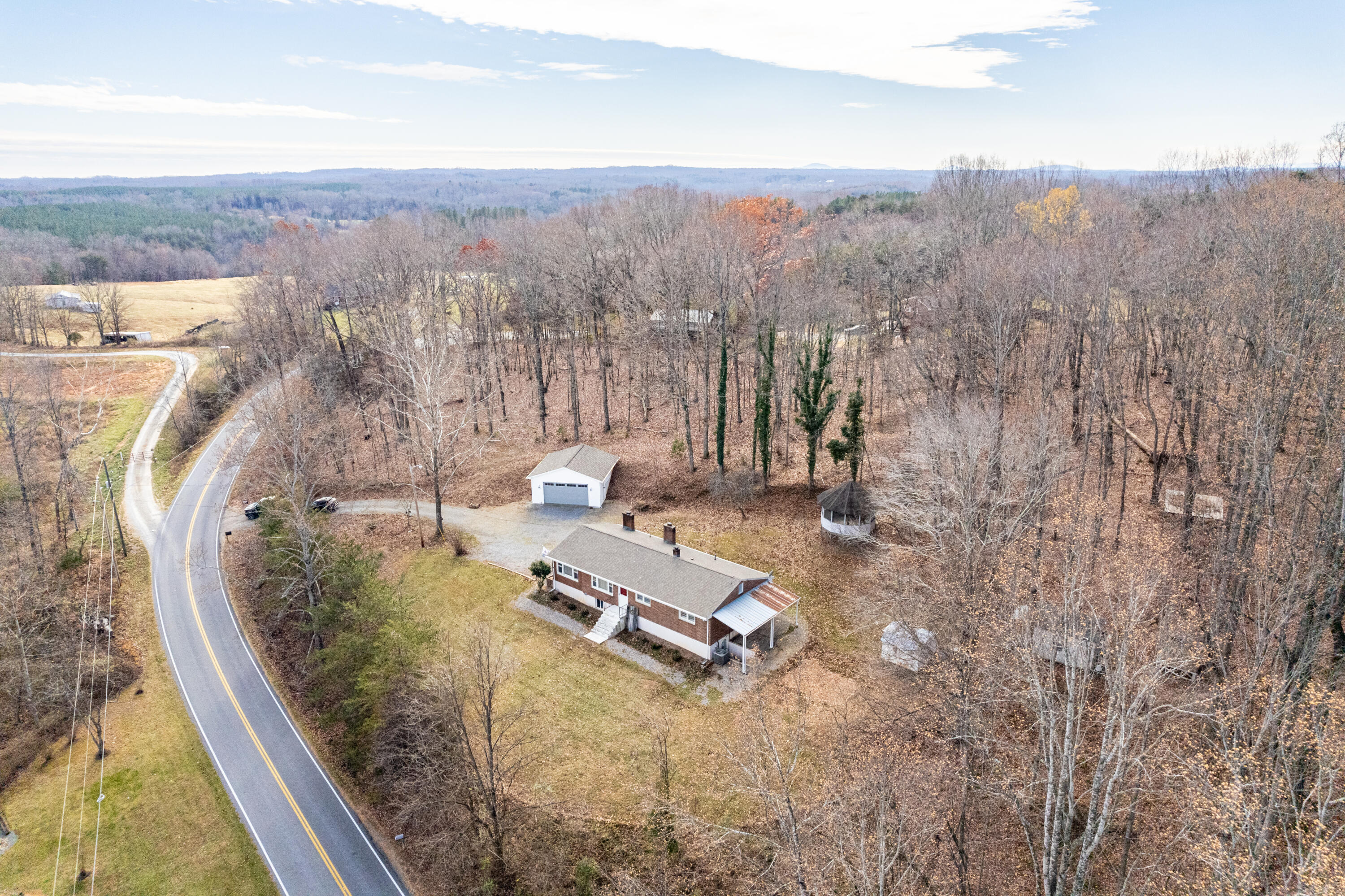 8185 Edwardsville Road Hardy, VA 24101 - Photo 4 of 40 View from above from road