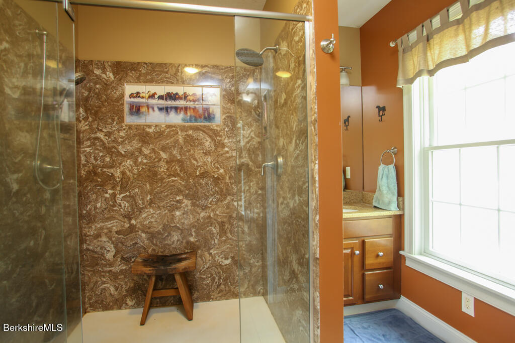200 Easthampton Road Westhampton, MA 01027 - Photo 17 of 69 a bathroom with a shower and a toilet
