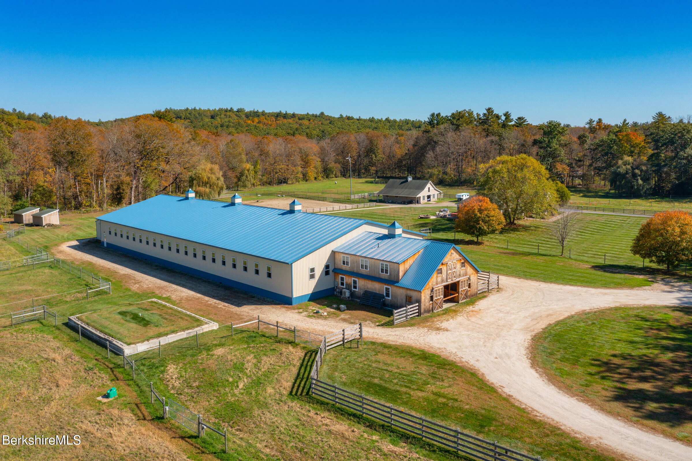 200 Easthampton Road Westhampton, MA 01027 - Photo 29 of 69 an aerial view of a house with a yard and lake view