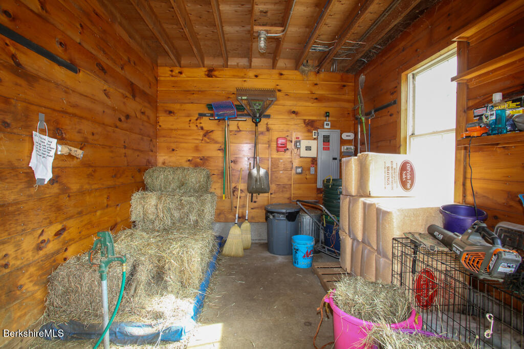 200 Easthampton Road Westhampton, MA 01027 - Photo 59 of 69 a bathroom with a sink and a shower curtain