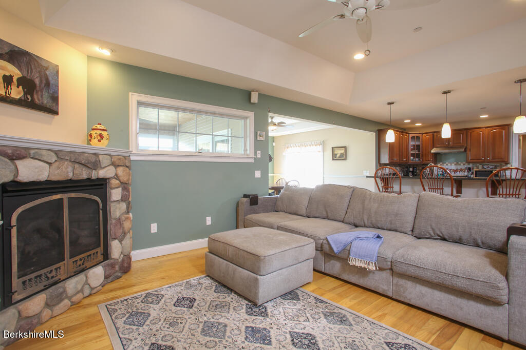 200 Easthampton Road Westhampton, MA 01027 - Photo 9 of 69 a living room with furniture and a fireplace