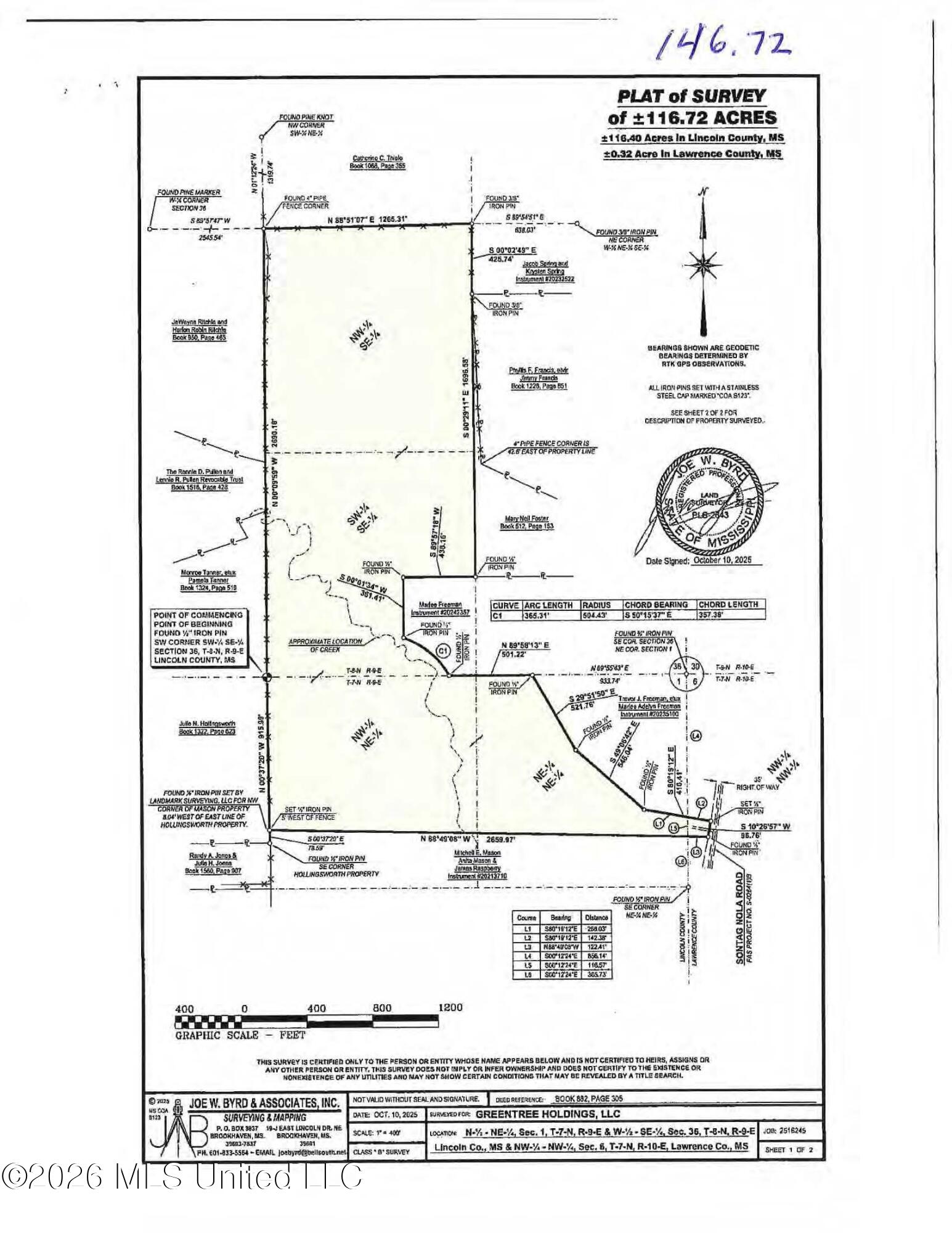 29 Sontag-Nola Road Sontag, MS 39665 - Photo 10 of 78 Lincoln 147 Mapset_Page_5