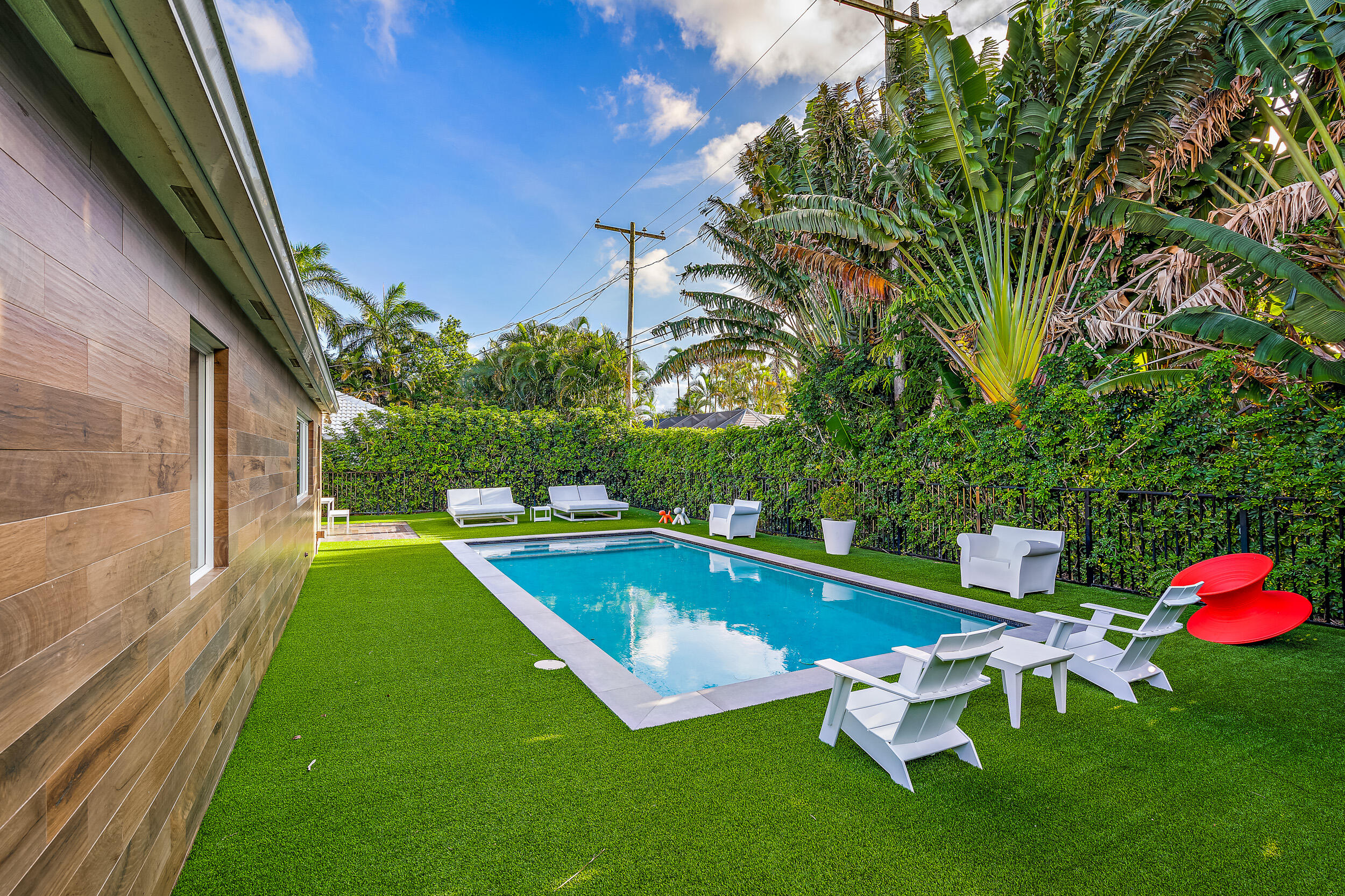 905 Elderberry Way Boca Raton, FL 33486 - Photo 27 of 39 BACK YARD + SALT WATER POOL