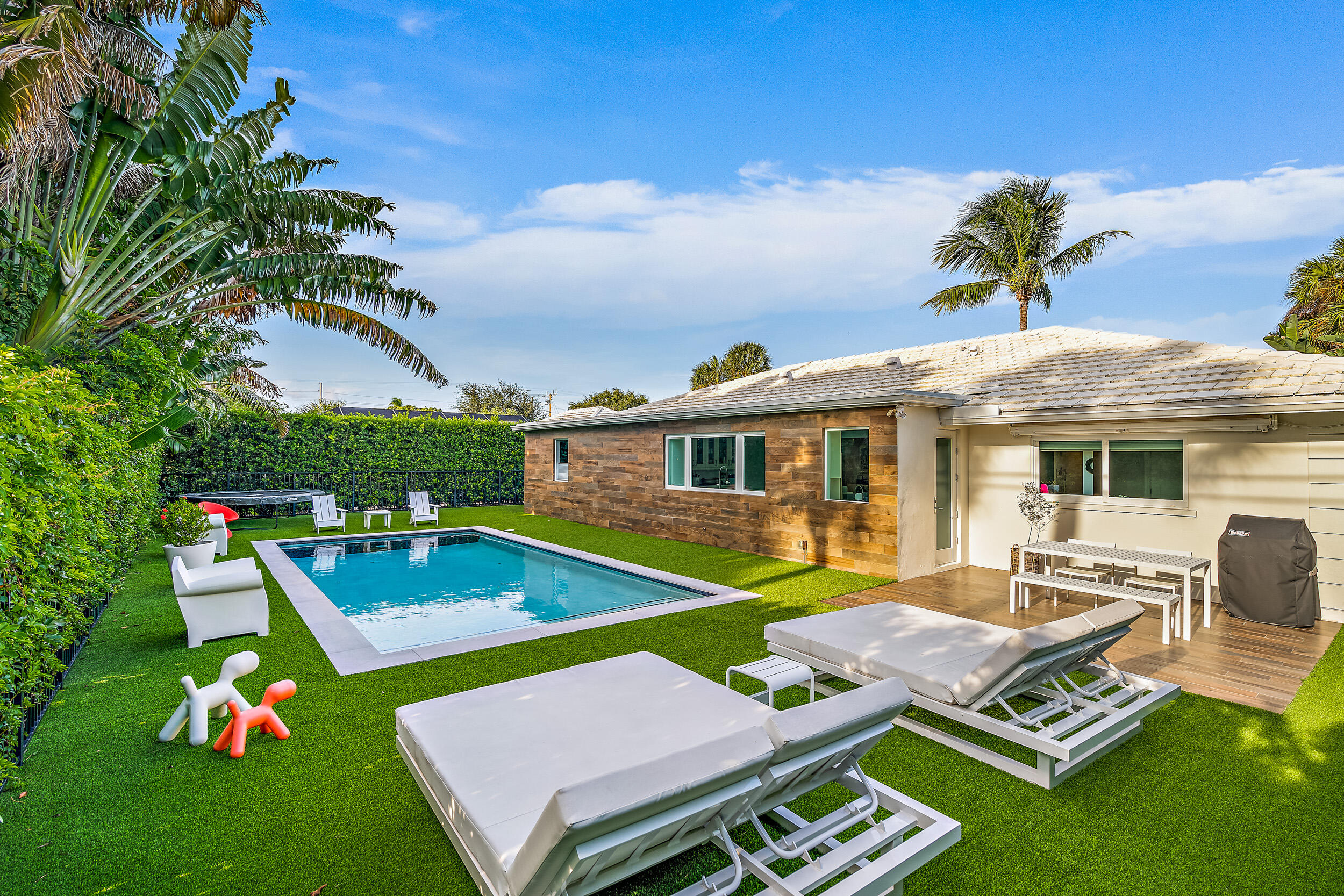 905 Elderberry Way Boca Raton, FL 33486 - Photo 28 of 39 BACK YARD + SALT WATER POOL