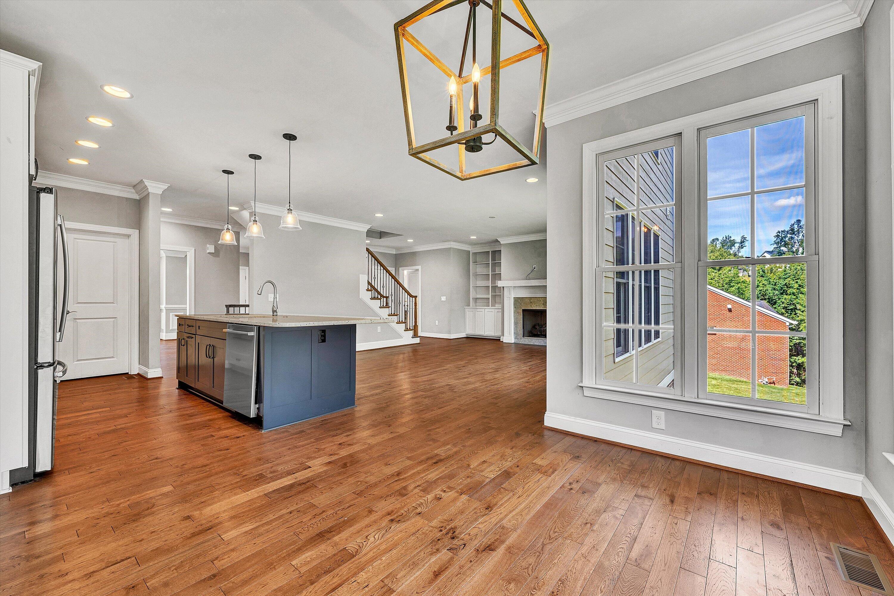 6981 Fairway Ridge Road Salem, VA 24153 - Photo 20 of 53 a view of kitchen and hall with wooden floor