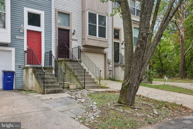 a backyard of a house