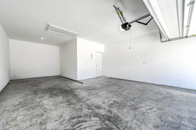 a view of a room with an empty space