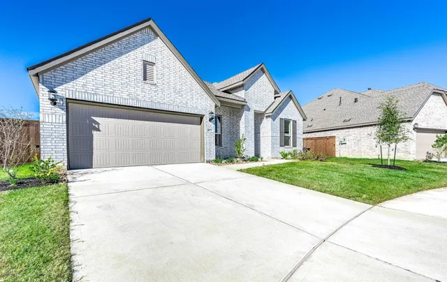 a view of house and garden