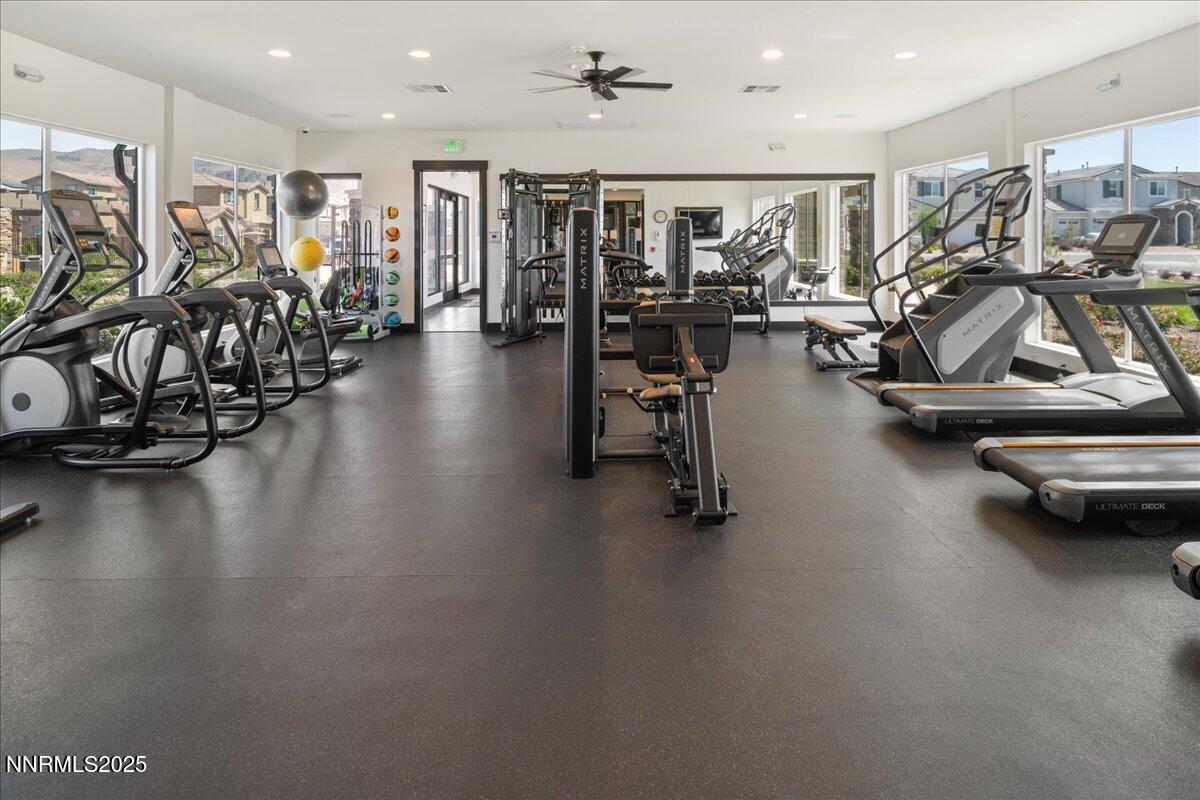 2330 Blushing Rock Drive Reno, NV 89521 - Photo 58 of 60 a view of a room with gym equipment