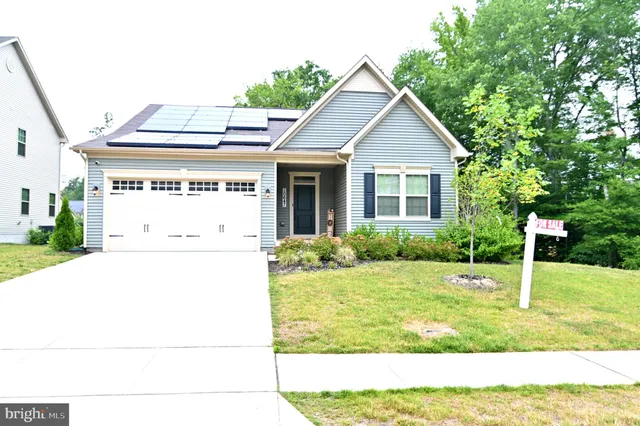 a view of house with backyard and tree