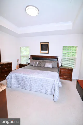 a bedroom with a bed tv and a window