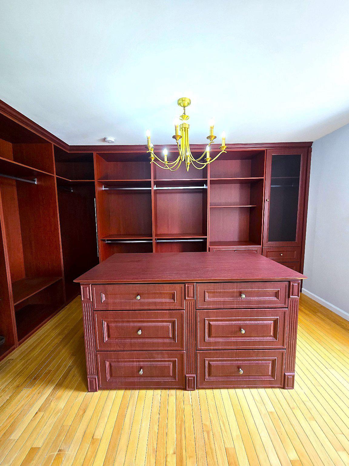 126 Blackwell Road Pennington, NJ 08534 - Photo 4 of 14 Master Bedroom Closet w French doors & chandelier.