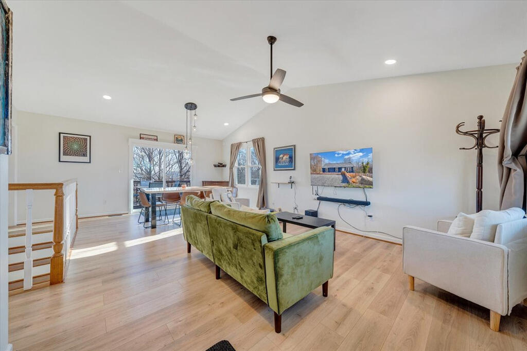 1039 Fosters Knob Road Blue Ridge, VA 24064 - Photo 3 of 45 a living room with furniture and a wooden floor
