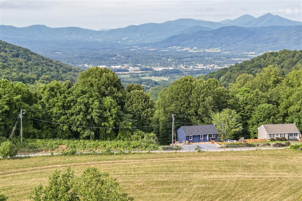 1039 Fosters Knob Road Blue Ridge, VA 24064 - Photo 36 of 45 a view of a house with a yard and a mountain view