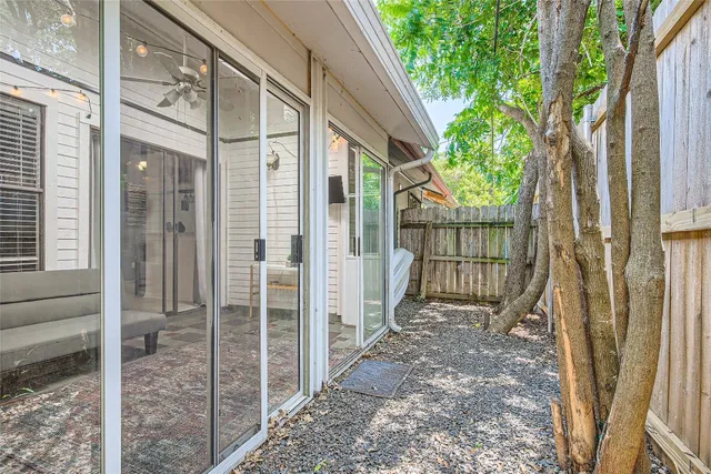 a view of a house with a small porch