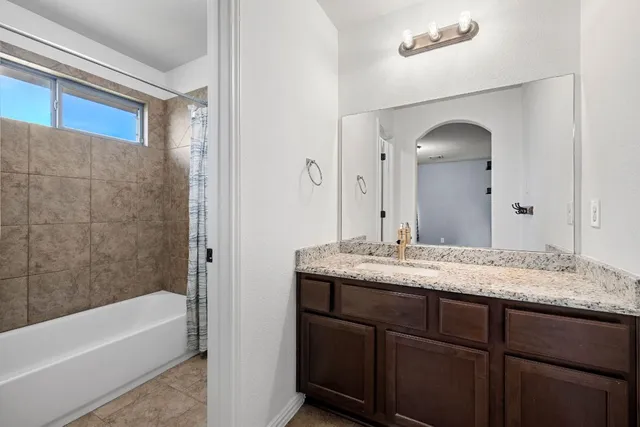 a view of a lake with a yard