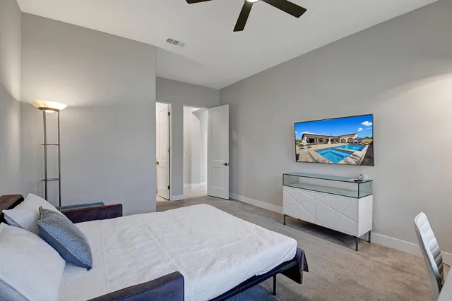 a view of a backyard with sitting area and furniture