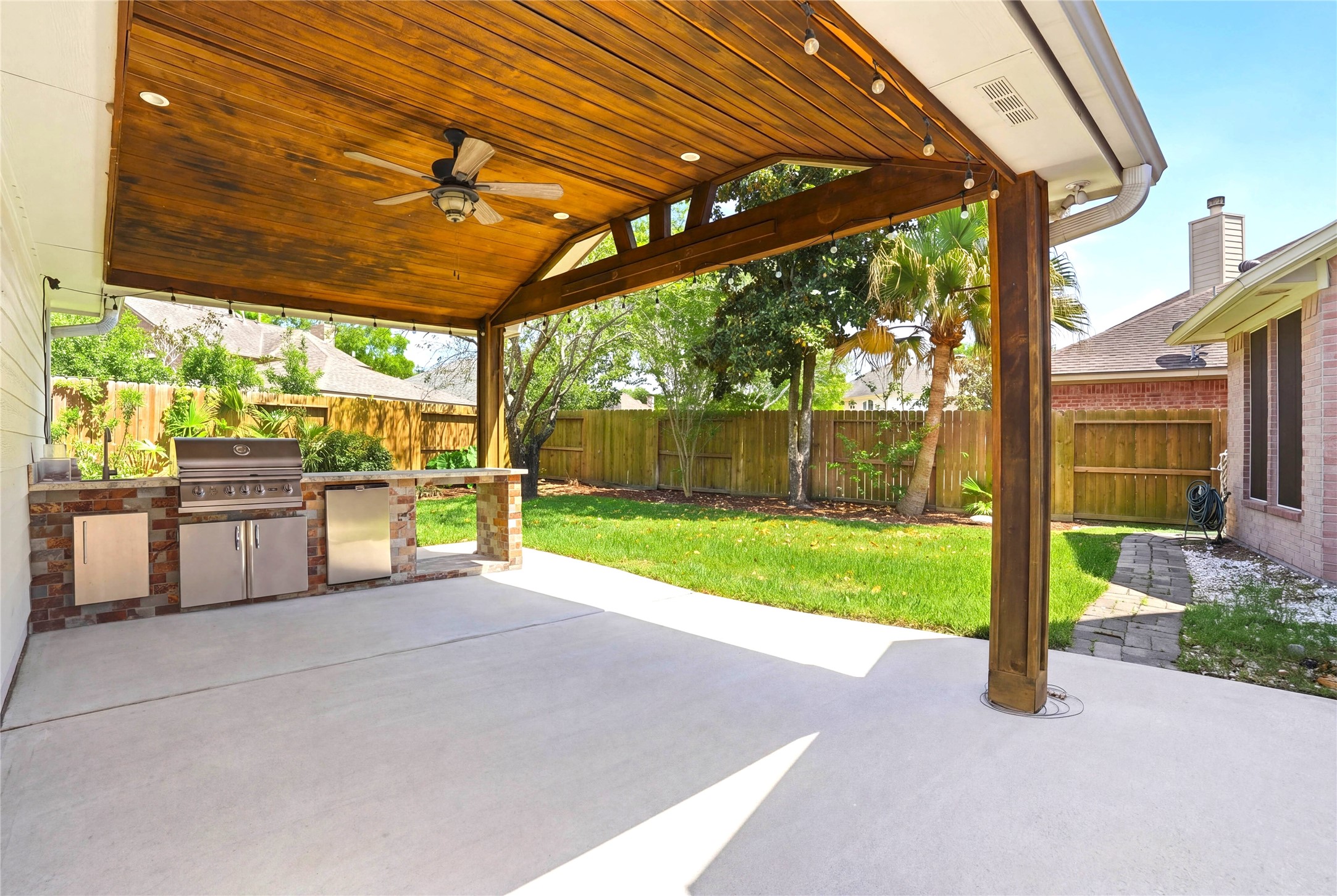 4707 Stackstone Lane Katy, TX 77450 - Photo 3 of 50 a view of a porch with garden