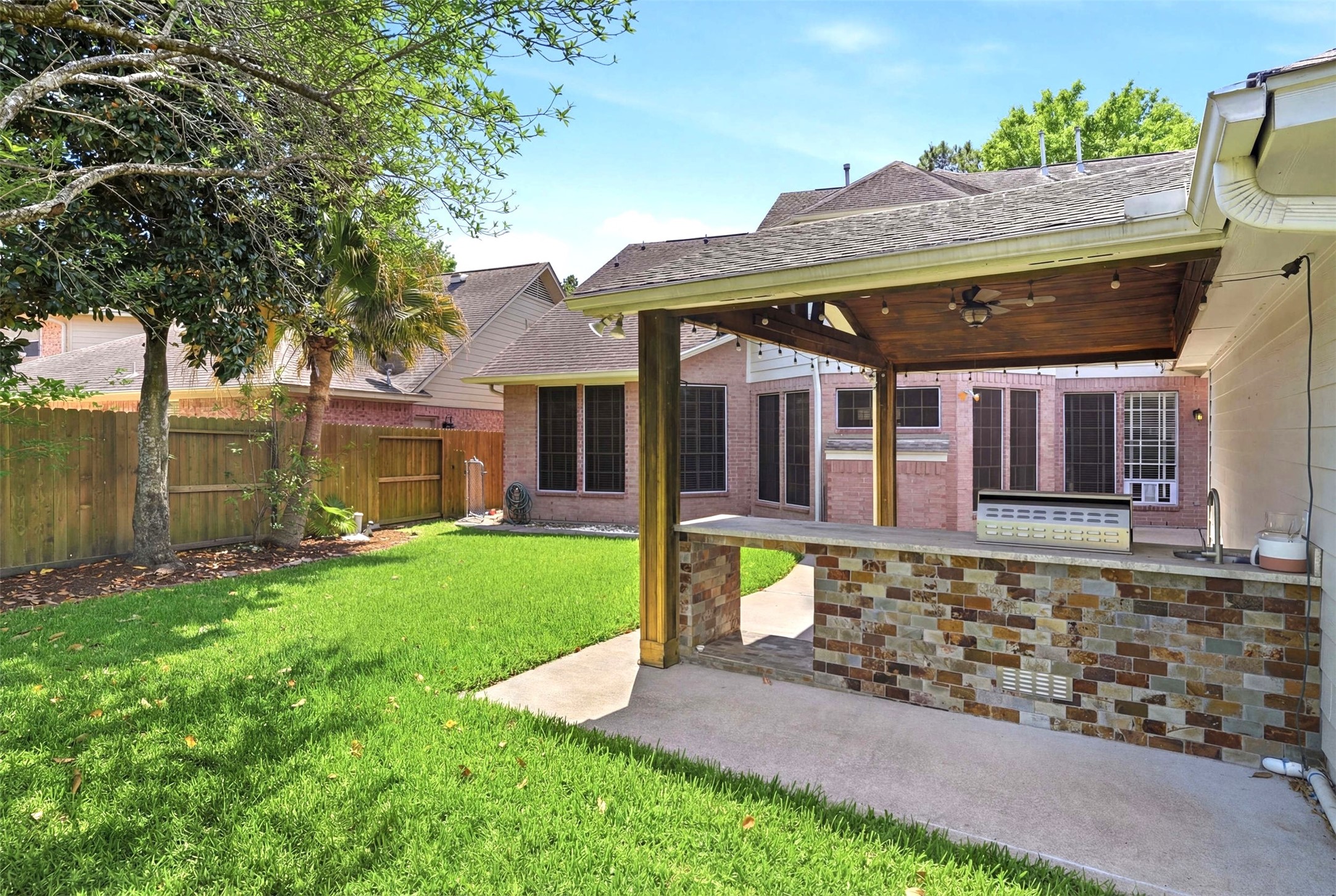 4707 Stackstone Lane Katy, TX 77450 - Photo 36 of 50 front view of a house with a yard