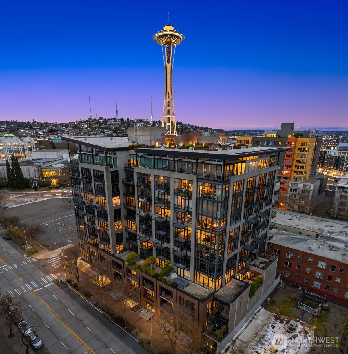 2720 3rd Avenue, Unit 505 Seattle, WA 98121 - Photo 1 of 25 a view of a balcony with sitting area