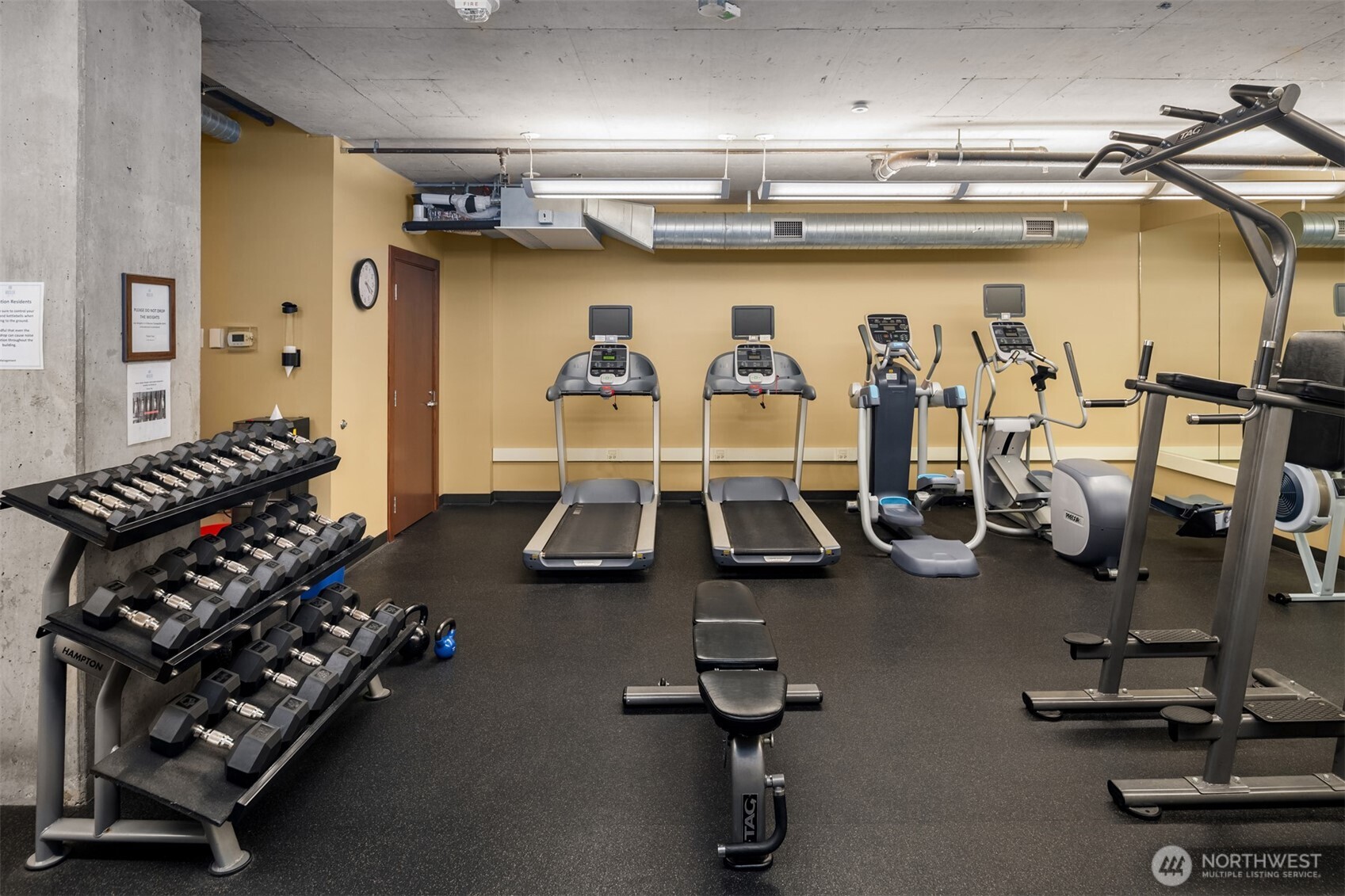 2720 3rd Avenue, Unit 505 Seattle, WA 98121 - Photo 16 of 25 a view of a room with gym equipment