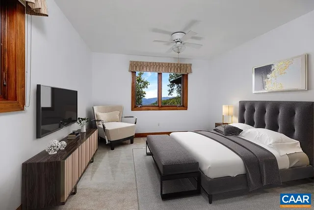 a bathroom with a sink a mirror and a shower