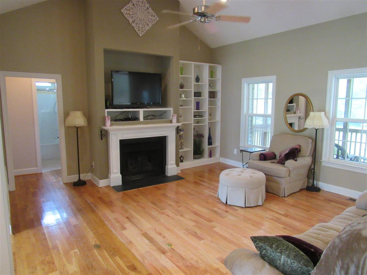 708 Winfred Drive Raleigh, NC 27603 - Photo 5 of 25 Fireplace & TV Nook & Custom Shelving!