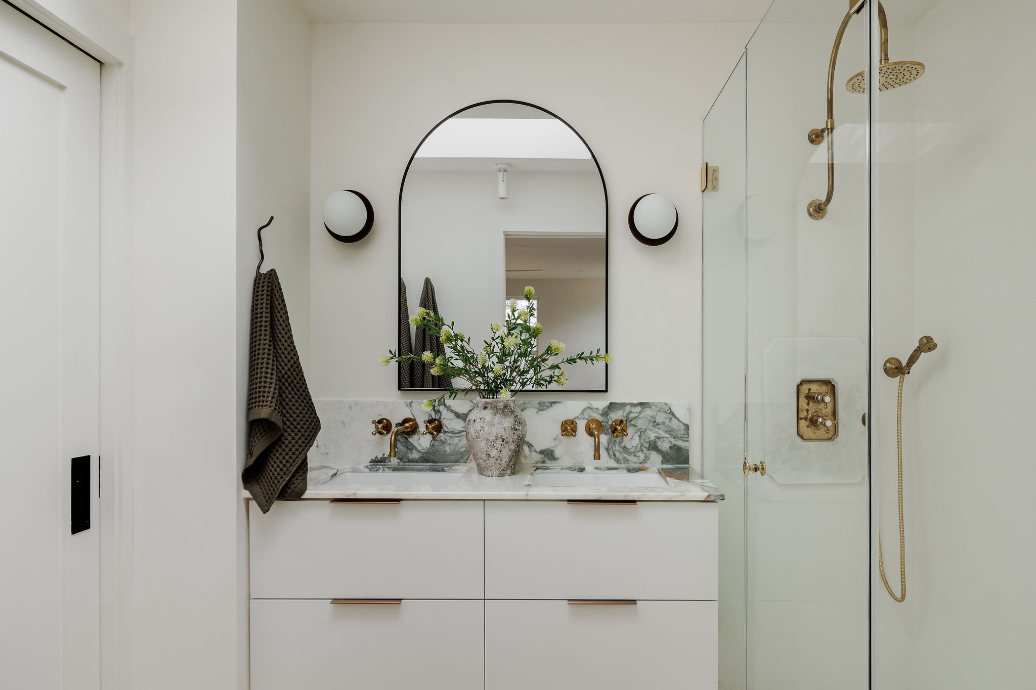 4515 Bull Creek Road Austin, TX 78731 - Photo 20 of 33 Spa-inspired primary bath with elevated finishes, modern fixtures, and a clean, calming design that feels like a boutique hotel retreat.