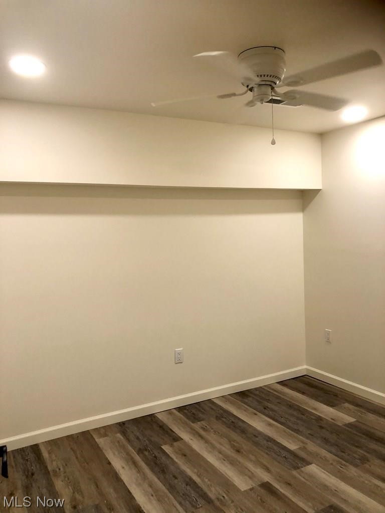 756 Northview Road Wellsburg, WV 26070 - Photo 20 of 25 Empty room with wood-type flooring and ceiling fan