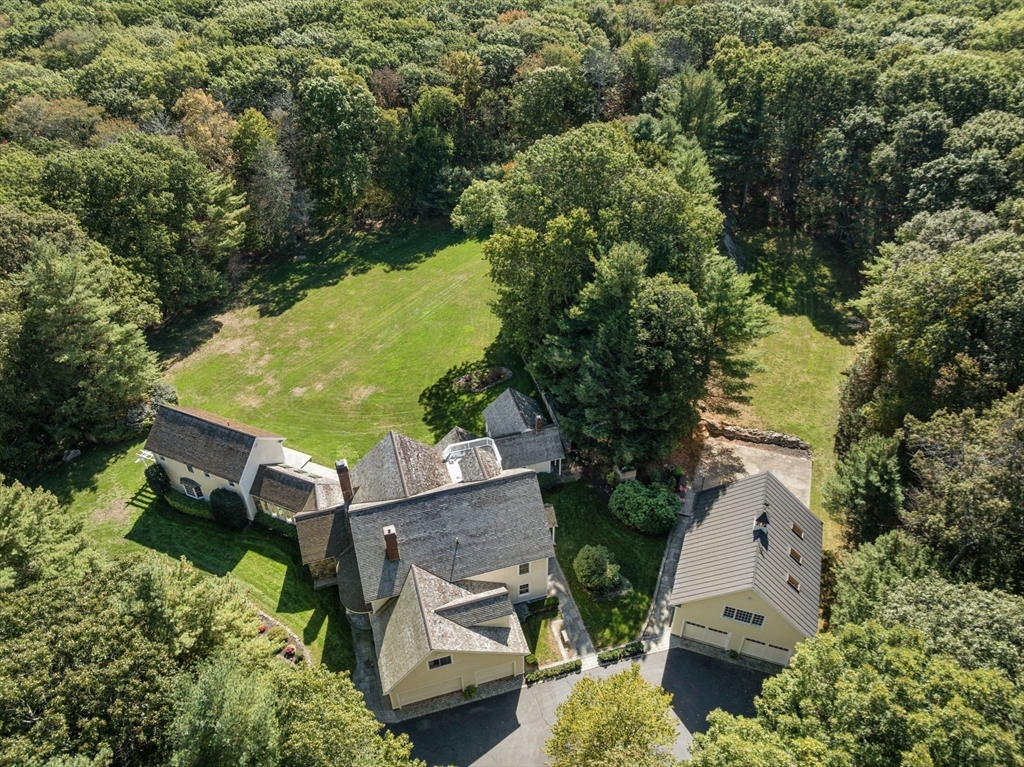 267 Dedham Street Dover, MA 02030 - Photo 34 of 35 an aerial view of a house with outdoor space