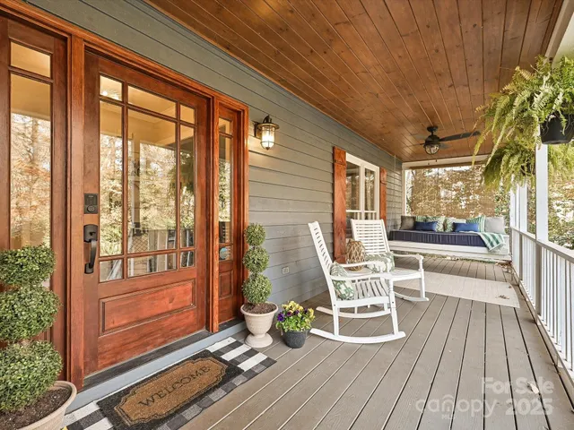 a view of outdoor space with seating area
