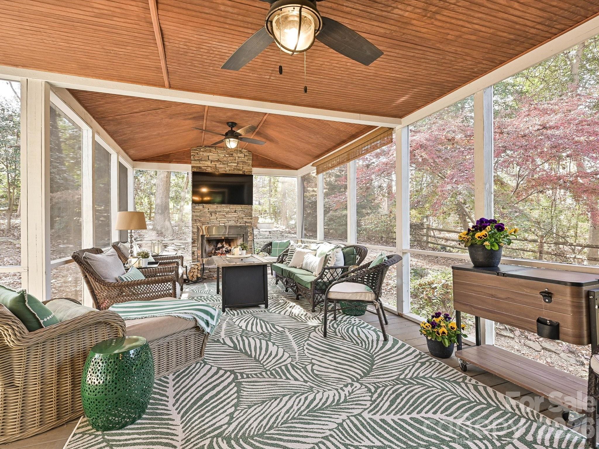 4540 Forest Cove Road Belmont, NC 28012 - Photo 27 of 46 a living room with furniture and a large window