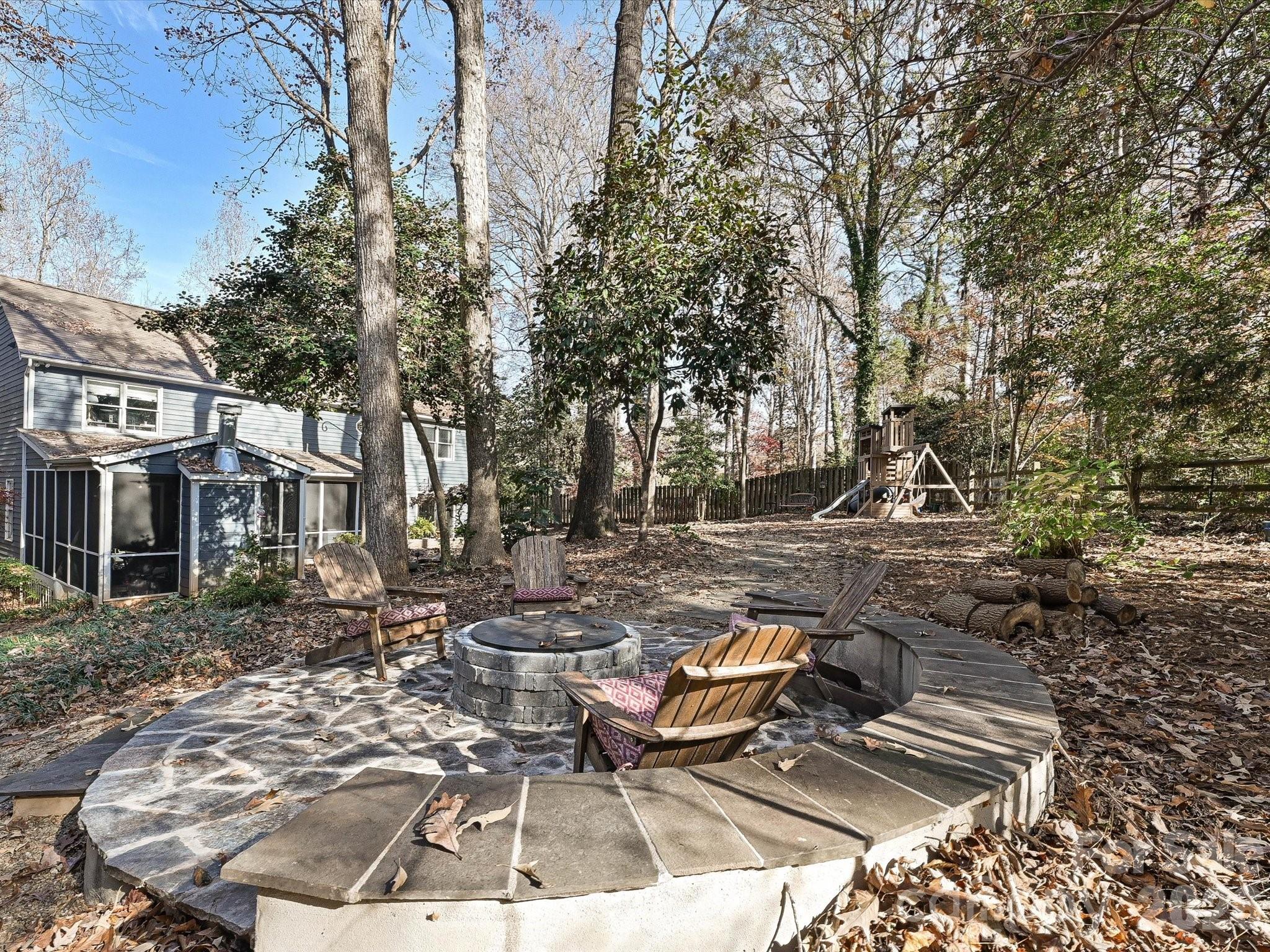 4540 Forest Cove Road Belmont, NC 28012 - Photo 35 of 46 a view of a backyard with sitting area