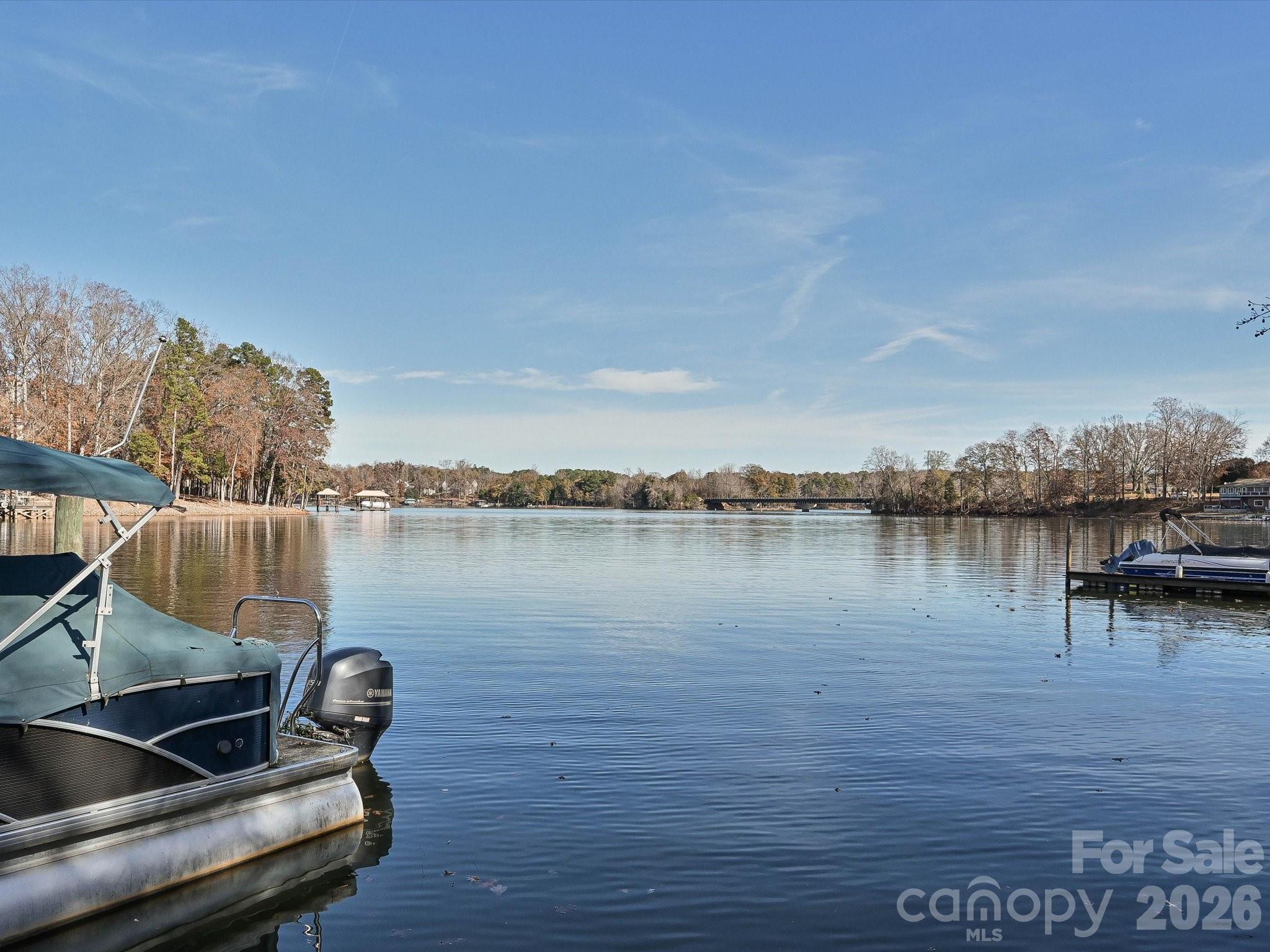4540 Forest Cove Road Belmont, NC 28012 - Photo 42 of 46 a view of a lake with couches chairs