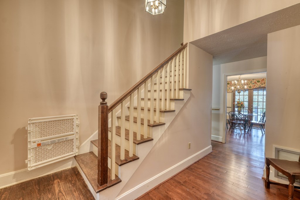 1837 Deep South Farm Road Blairsville, GA 30512 - Photo 48 of 76 a view of entryway and hall with wooden floor