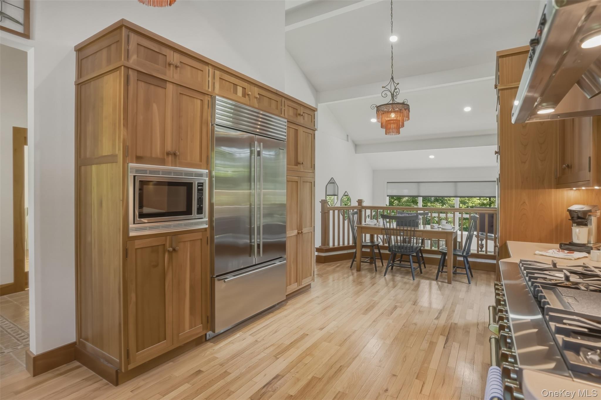 97 Walling Road Warwick, NY 10990 - Photo 7 of 43 Chef's kitchen featuring high-end Sub-Zero Classic French Door refrigerator-freezer.