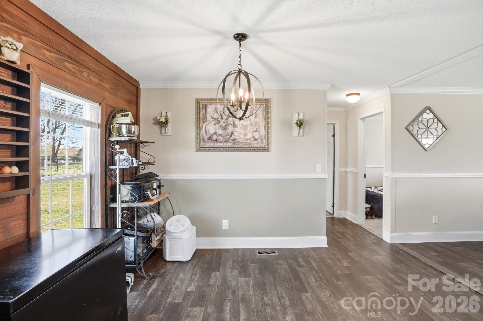 4111 Clontz Taylor Road Marshville, NC 28103 - Photo 11 of 27 a view of an entryway with wooden floor