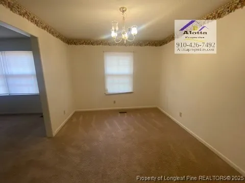 en empty room with a window