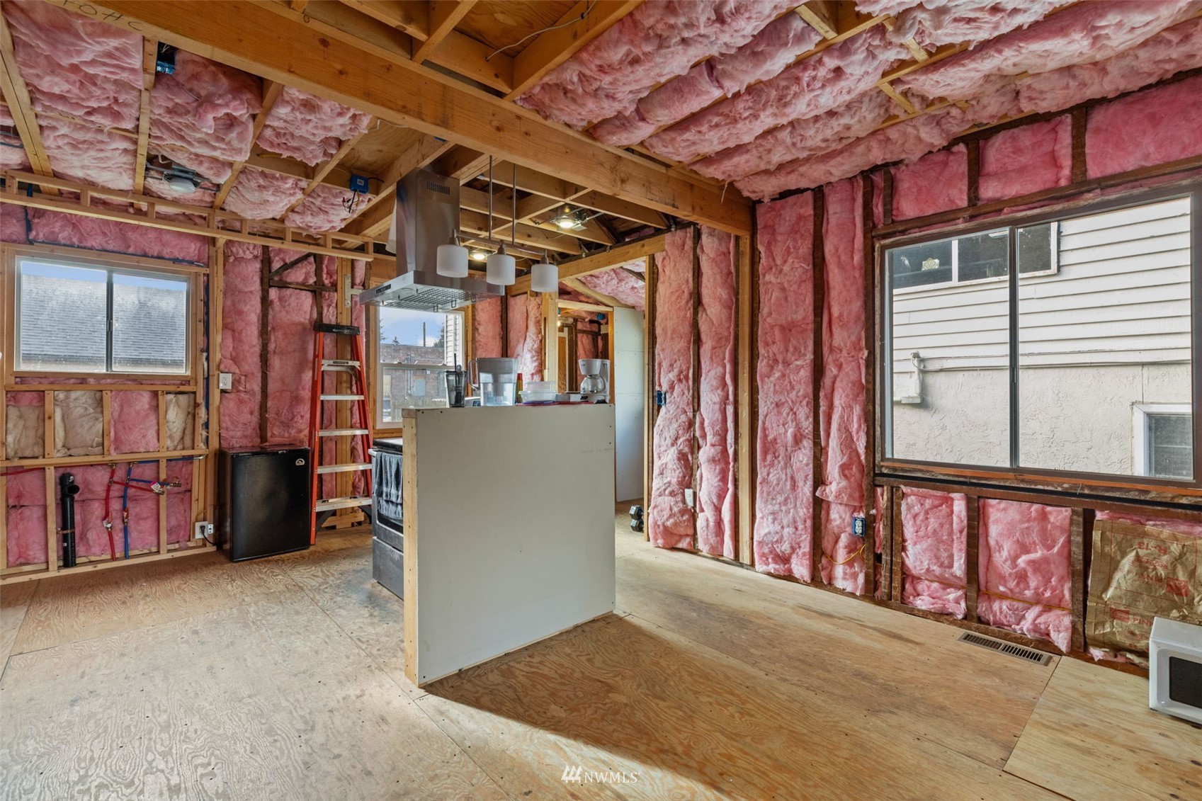 10325 Midvale Avenue North Seattle, WA 98133 - Photo 11 of 39 a view of a room with wooden walls