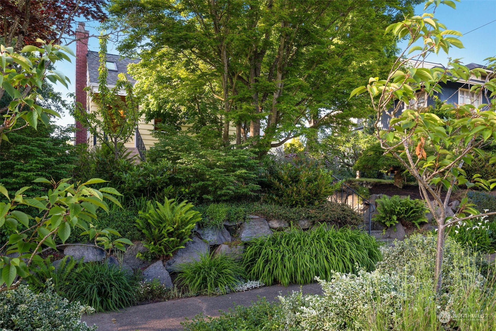3244 Northwest 59th Street Seattle, WA 98107 - Photo 2 of 40 a backyard of a house with lots of green space